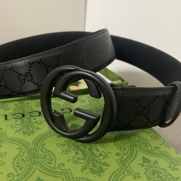 Gucci Black Belt - Picture 1 of 5